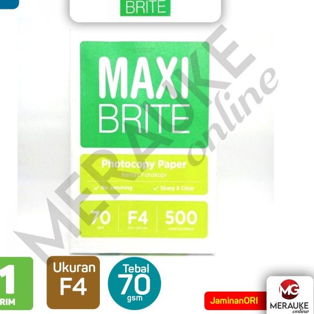 

➮ Kertas HVS Maxi Brite F4 70 GSM - GOSEND ♟