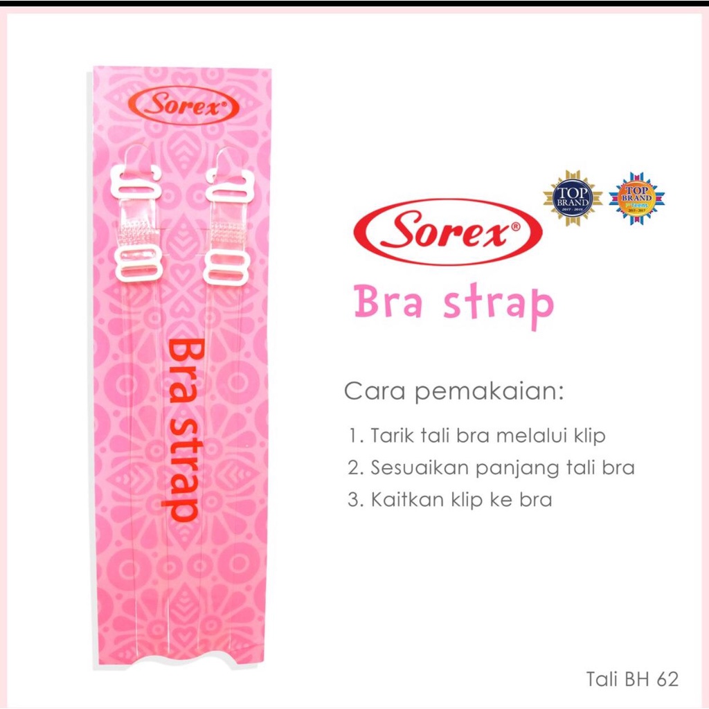 Sorex  Tali Bh Transparan/Bening Silikon 62 - Grosir Ecer Tali Bra Transparan Tali BH Bening Silikon Sorex TB 62- ara98store