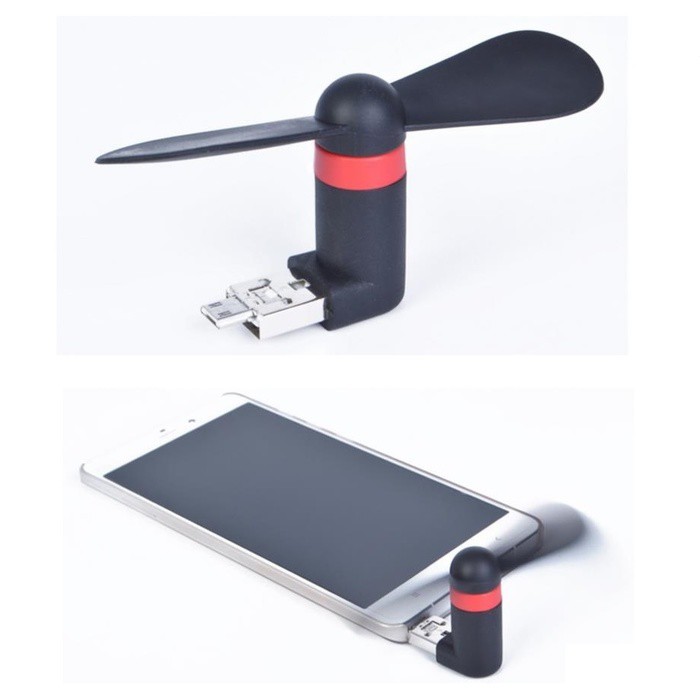 Micro USB OTG Mini Kipas Portable Fan Android Smartphone Laptop PC USB