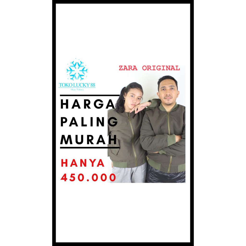 Jaket Bomber Zara Original Bomber Jacket Parka Waterproff Windproff