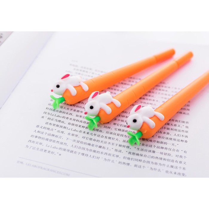 

Pulpen Gel - KELINCI WORTEL - RABBIT - Stationery - Alat Tulis - Unik - Lucu - Hadiah - Office