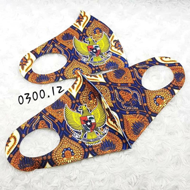 masker scuba batik