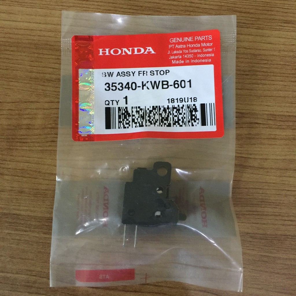 Switch Rem Depan BEAT BLADE VERZA SONIC SPACY SUPRA GTR SUPRA X 125 VARIO 125 ORI AHM 35340KWB601