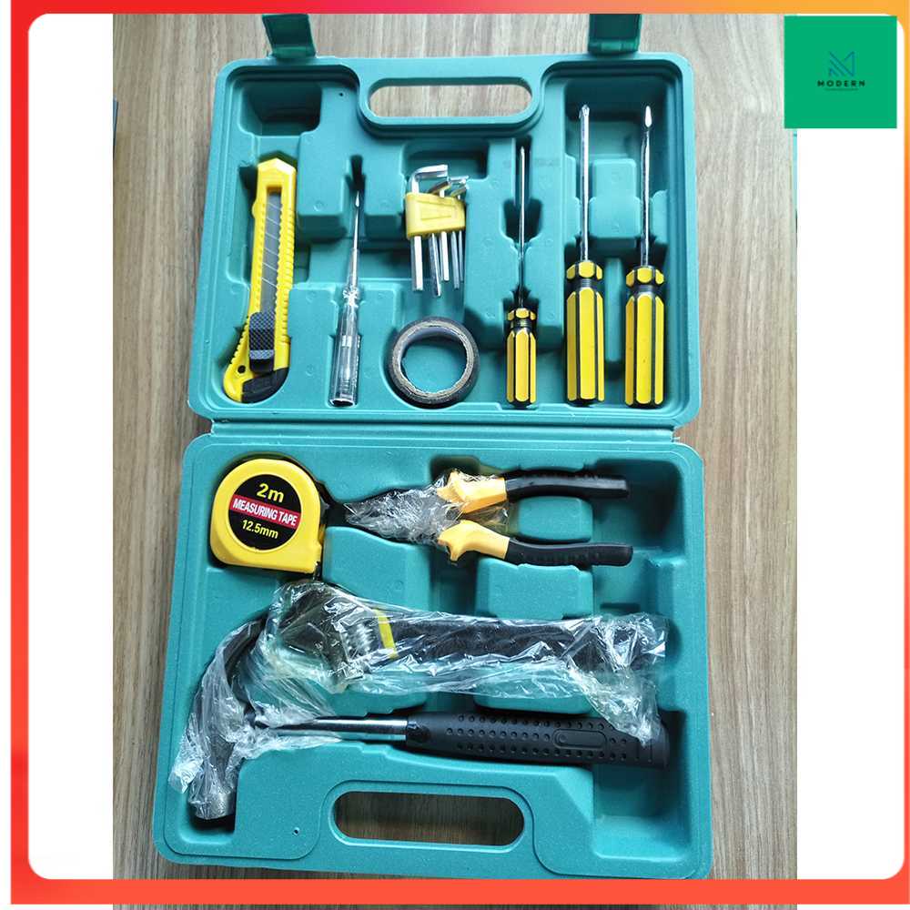 TD - CEA Alat Set Perkakas Palu Tang Obeng Kunci Pas Cutter 11 in 1 - YL-8016