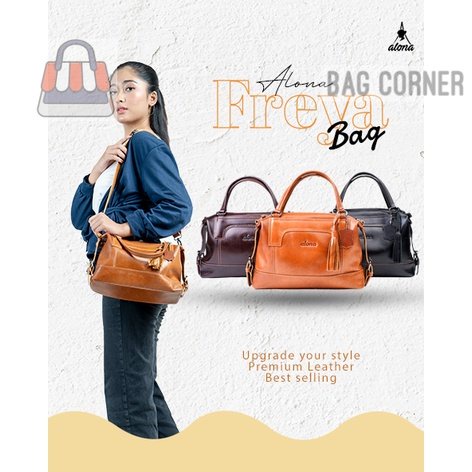 BagCorner - Alona Leather Freya Bag Tas Selempang dan Bahu Wanita Kulit Asli Original Branded