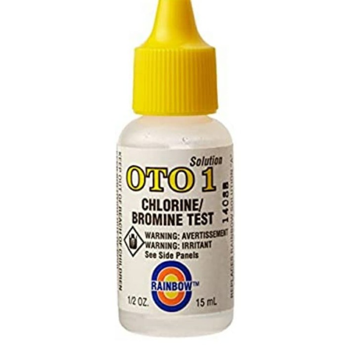 Jual Refill OTO Solution Test Kit Chlorine Pentair 1/2 OZ Indonesia