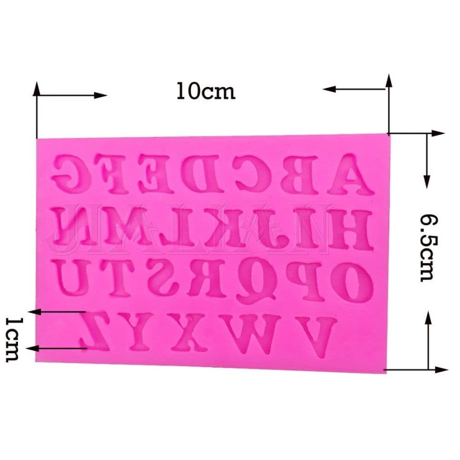 3D Silicon Mold Fondant Cake Decoration - Capital Letter
