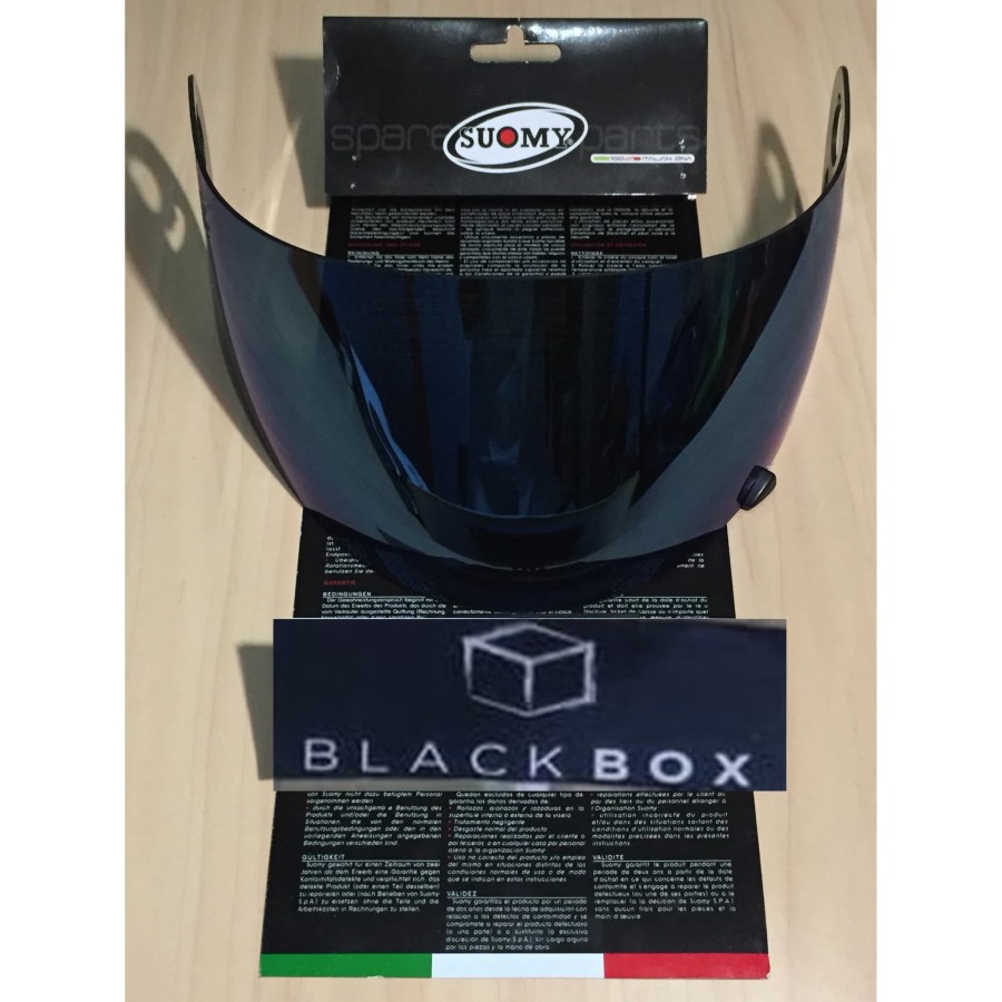 Visor KYT KR1 Iridium Blue Flat Visor Fog Free Lens