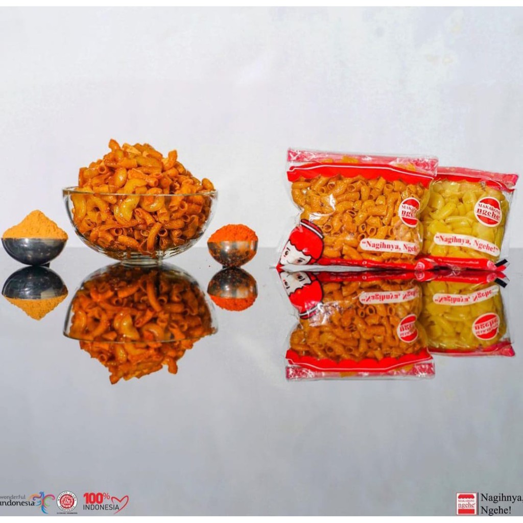 

MAKARONI NGEHE 100% ORI NGEHENYA! (KERING 70g) Berbagai Varian Rasa