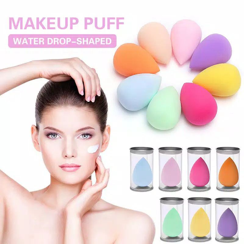 Jual Sponge beauty blender / spon telur make up puff / multi blender ...