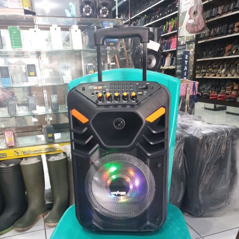 speaker advance k881new + mic wireless