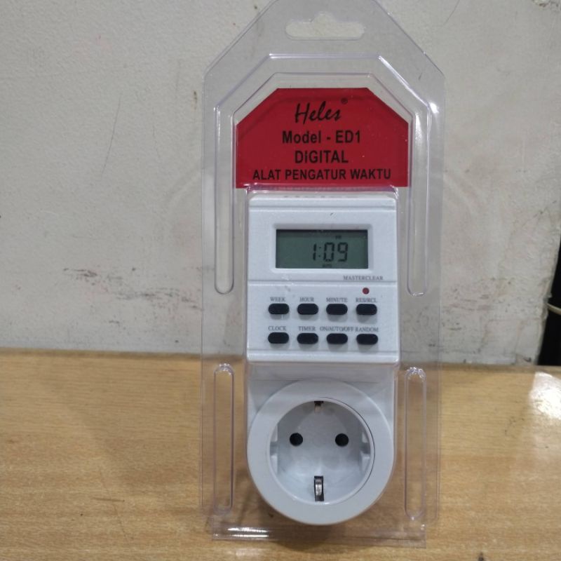 Heles timer listrik - timer stop kontak - timer digital 24 jam ED- 1