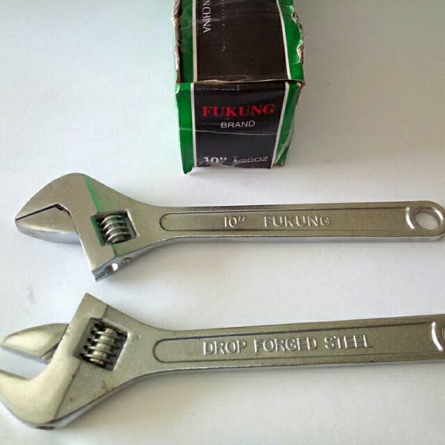 Kunci Inggris 10&quot; Fukung/Adjustable Wrench