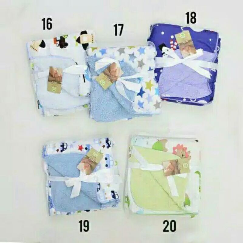 Selimut Bayi Doubble Fleece Lembut-Selimut Bayi Lembut Bolak balik