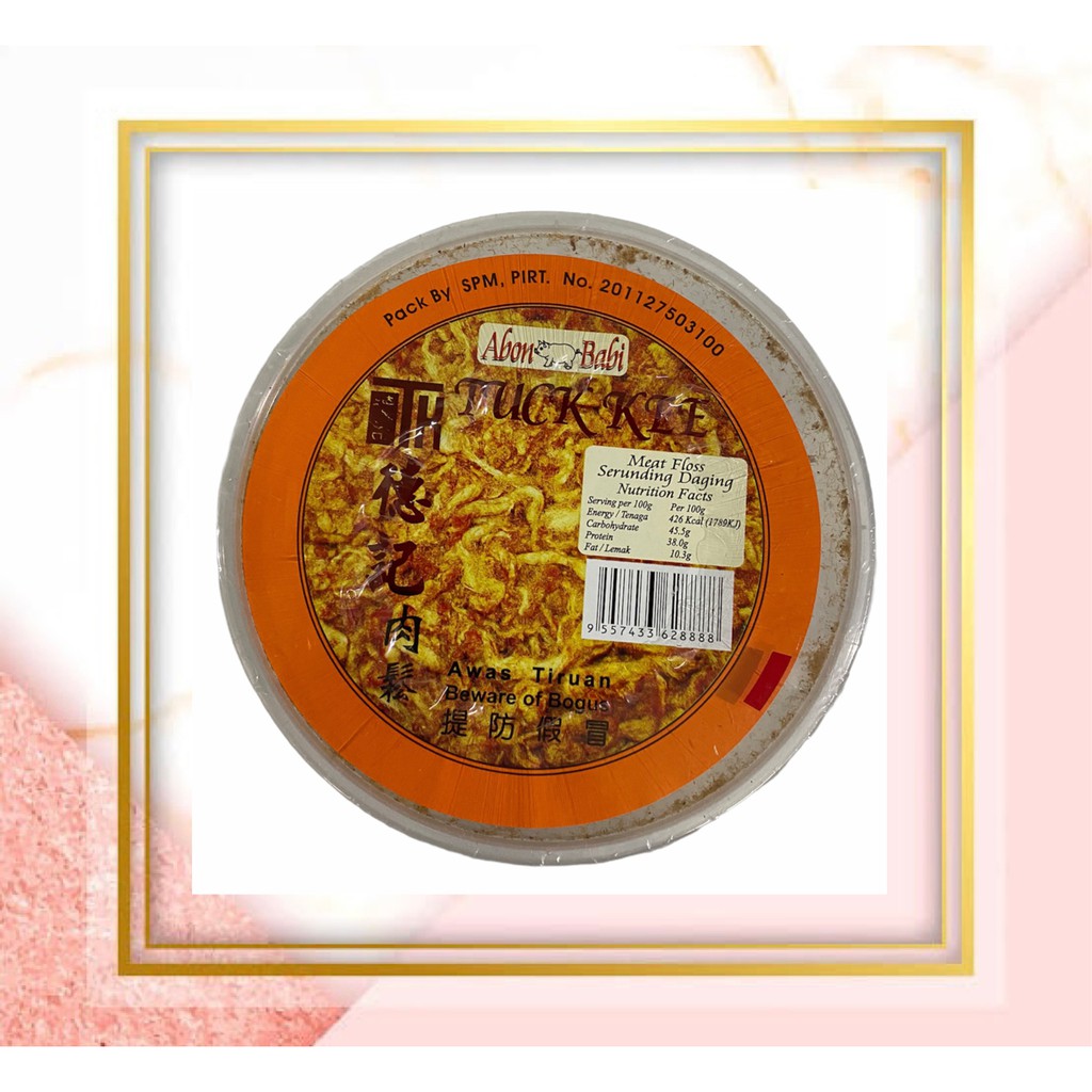 

Abon Babi Tuck Kee Malaysia 160 gr / Pork Meat Floss Import