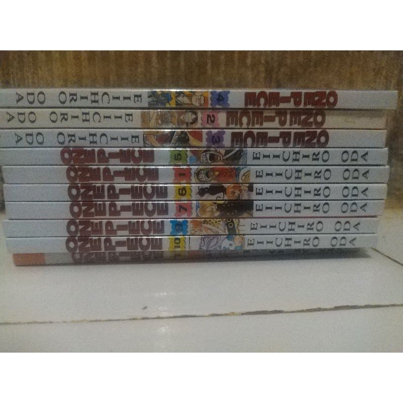 KOMIK ONE PIECE VOL 1-10 (MINUS VOL 8, DIGANTI DENGAN VOL 11)