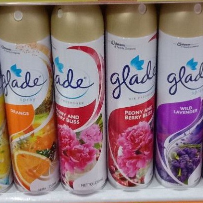 Glade aerosol spray 250ml, pengharum ruangan semprot