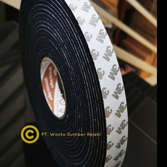 

♣ Soft Tape / Double Tape Eva Foam 3M warna hitam ,tebal 4mm, panjang 5m - lebar 25mm ❃