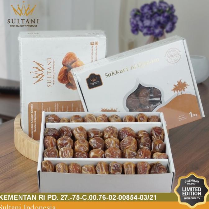 

TERLARIS Kurma Sukari Sultani 1 KG | PREMIUM QUALITY/KURMA 1KG/KURMA BARARI/KURMA RUTHOB/KURMA BAM/KURMA PALM FRUIT/KURMA TANGKAI/KURMA AZWA/KURMA SUKKARI/KURMA SAFAWI/KURMA TUNISIA/KURMA MUDA KUNING/KURMA MUDA HIJAU/KURMA MEDJOL/KURMA MADINAH SUPER