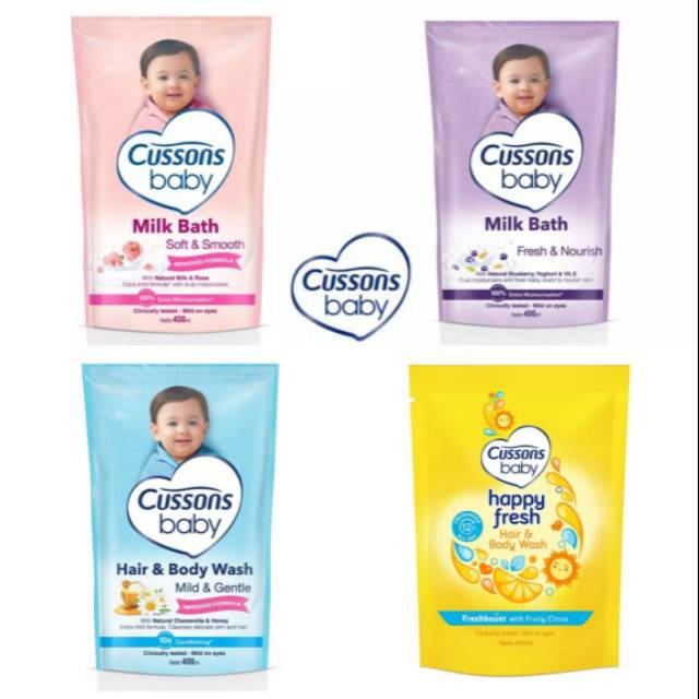 Cussons Baby Bath Refill Pouch 400ml