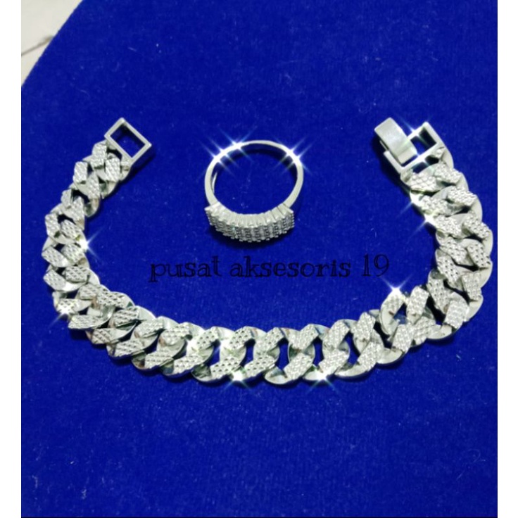 gelang dewasa sisik naga free cincin emas muda kadar 700 dapat surat dari toko