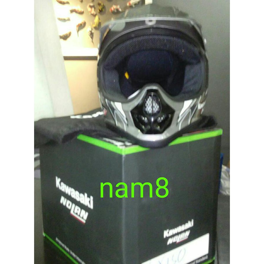 helm kawasaki klx 150 cc (motor cross)