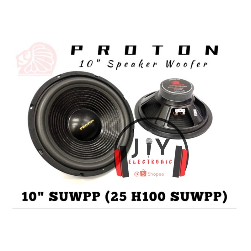 Speaker Komponen Proton 10 inch Woofer 10 SUWPP 25H100 SUWPP