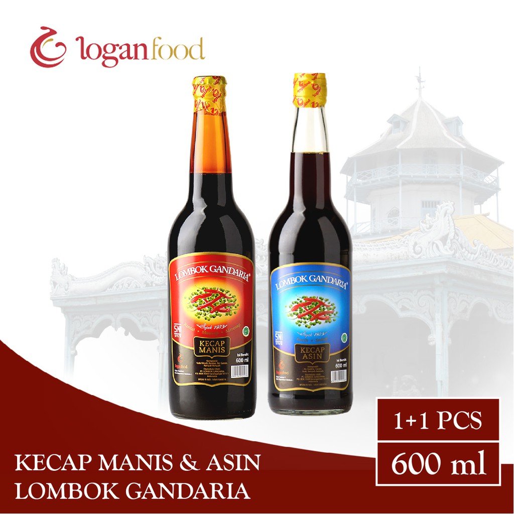 

Lombok Gandaria [Package] Kecap Manis - Kecap Asin 600 ml