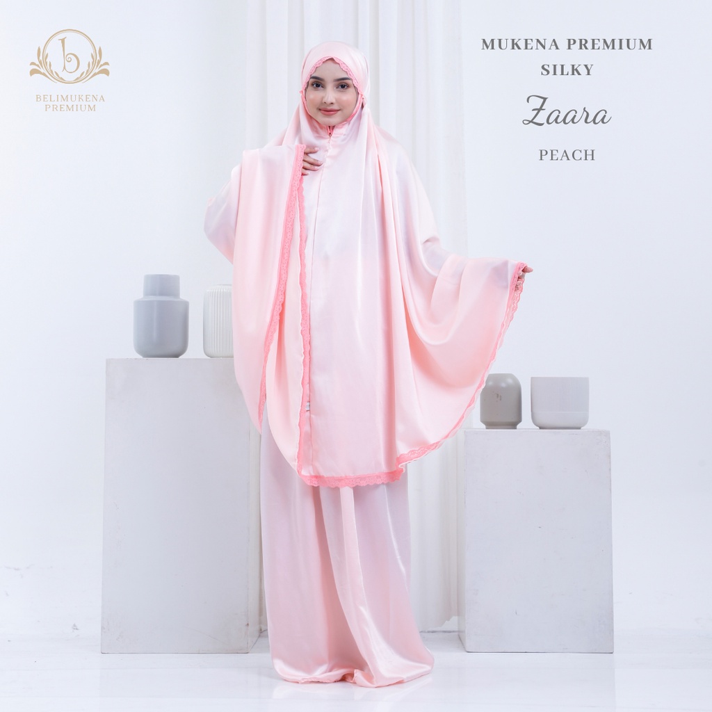 Mukena Dewasa 2in1 Premium Zaara Silky Set Sajadah