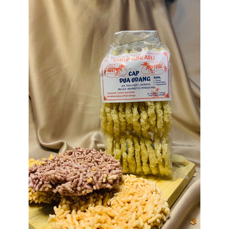 

Rengginang Rasa Bawang 30 pcs / Ranginang Mentah Murah / Rangginang Asli Priangan Oleh - Oleh Bandung