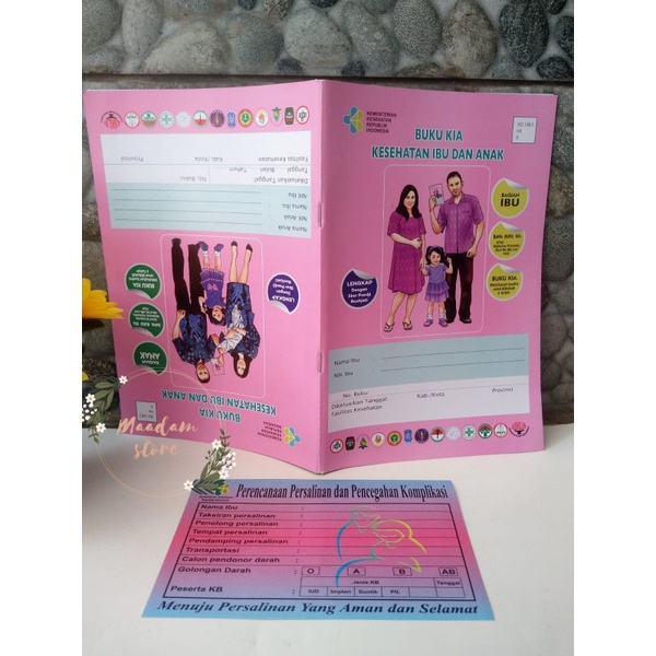 Jual Buku KIA / Buku Hamil / Buku Pink / Buku Kesehatan Ibu Dan Anak ...