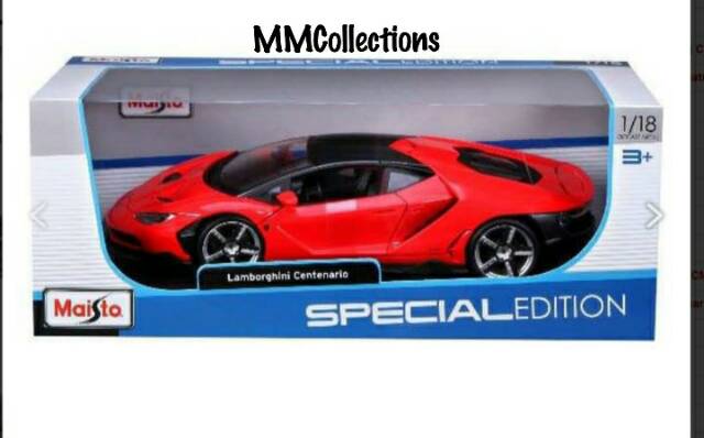 Lamborghini Centenario Skala 1:18 - Maisto Diecast Special Edition