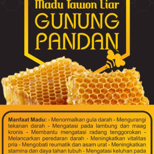 Madu Tawon Liar Asli