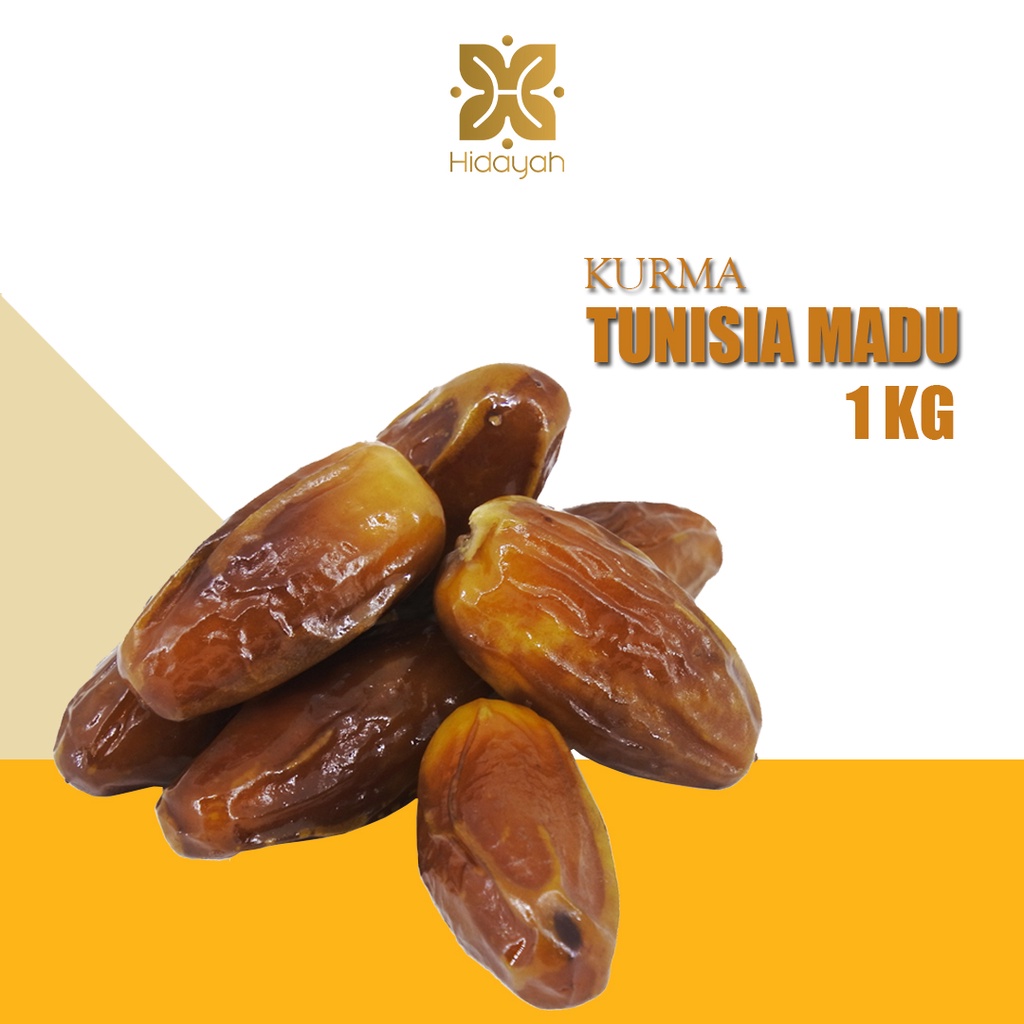 Kurma Tunisia Madu 1 Kg Safiya Deglet Tunisia Premium Tanpa Tangkai
