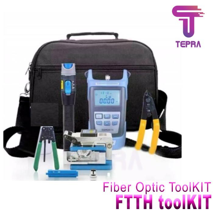 Fiber Optic Tool Kit Lengkap | FTTH Tool Kit