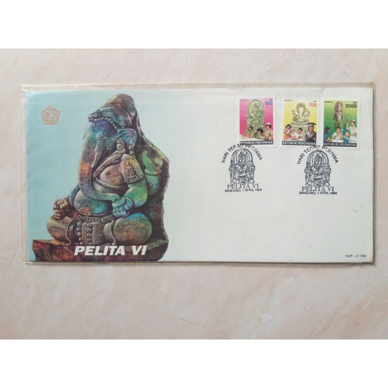 

SHP - Sampul Hari Pertama - Pelita VI, 1 April 1994 -Filateli