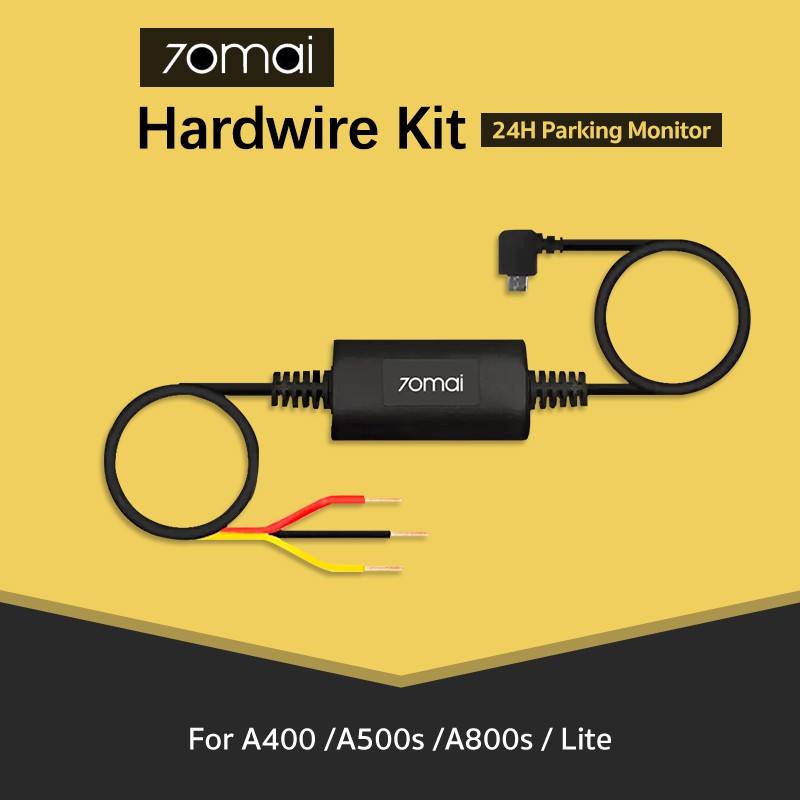 70mai Dash cam Hardwire Kit for Parking Monitor in Car A400 A500 A500s A800 Dash cam pro lite
