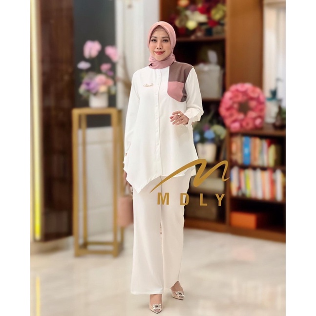 setelan Minha by mdly gold original