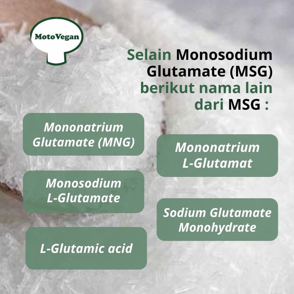 MOTO VEGAN Kaldu Jamur Non MSG 500 g Halal │ Bukan Totole