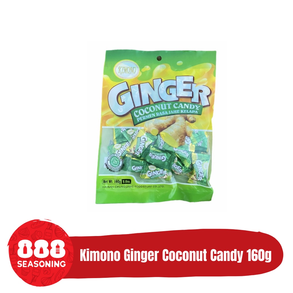 

KIMONO GINGER COCONUT CANDY (Permen Jahe Kelapa) 160g