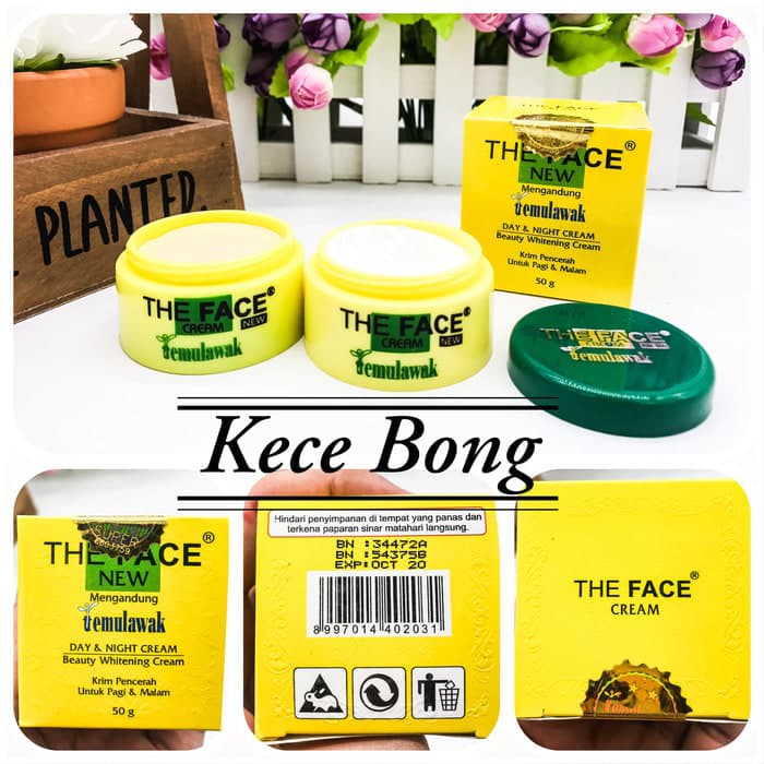 [ The Face CR ] Cream Temulawak BPOM Holo Emas Super CREAMNYA AJA