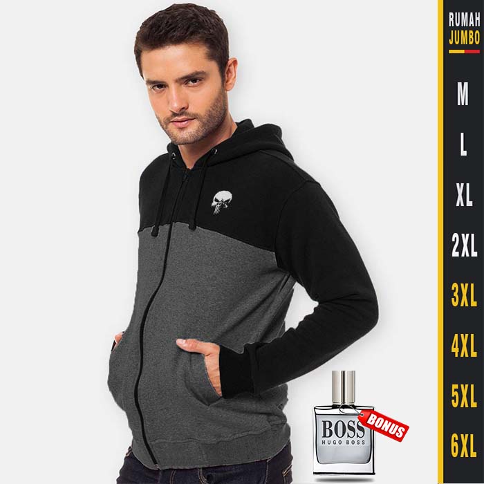 Hoodie Oversize Sweater Hoodie Pria Jaket Hodie Pria Big Size PUNISHER 1
