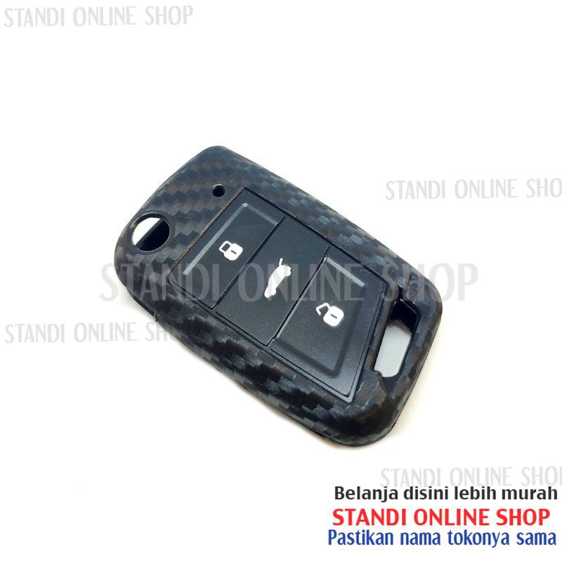 Kondom Kunci Silikon Carbon Remote Volkwagen VW Scirocco Polo Golf