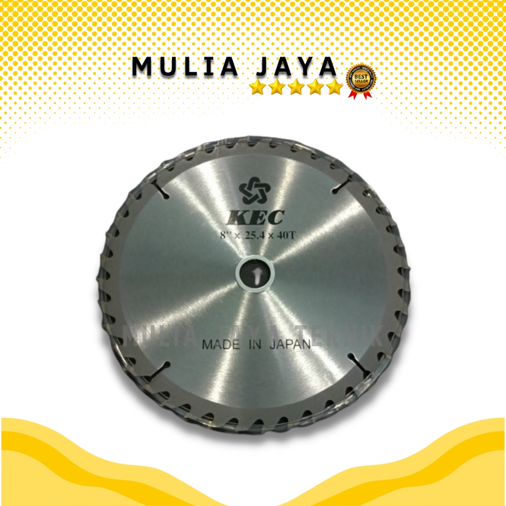 Circular Saw Blade 6" x 60T - 7x24T - 8x40T KEC