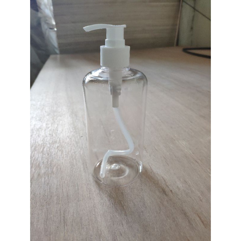 botol 500ml pump bening sabun sanitizer