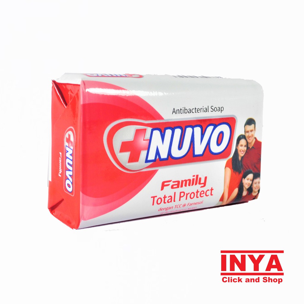 NUVO FAMILY PROTECT ANTIBACTERIAL SOAP BAR 76gr - Sabun Batang