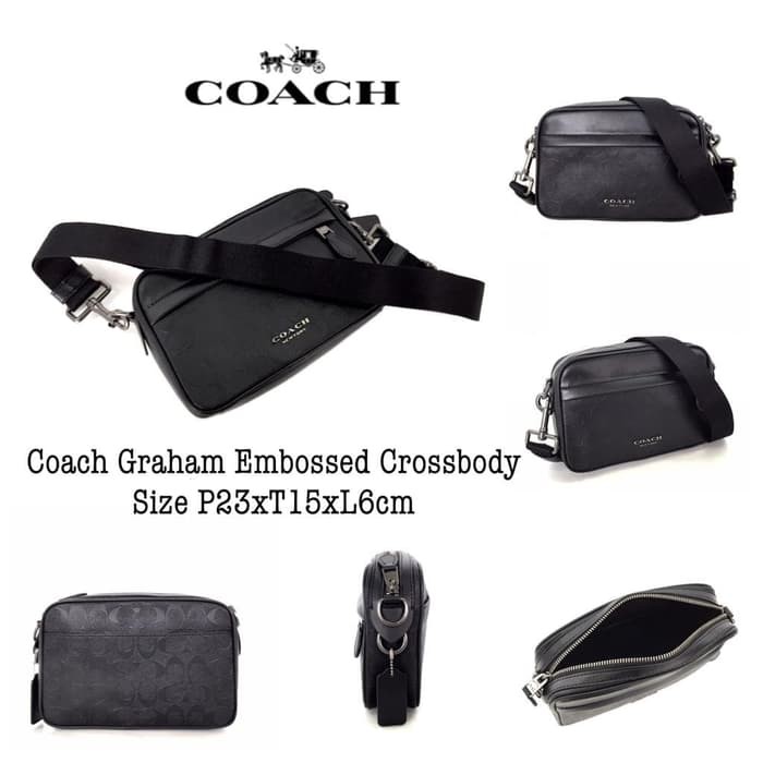 Coach Graham Embossed Crossbody