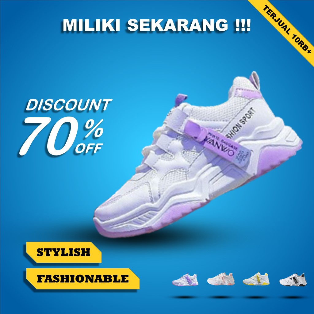 RD Collection - Sepatu Sneakers Wanita S-700