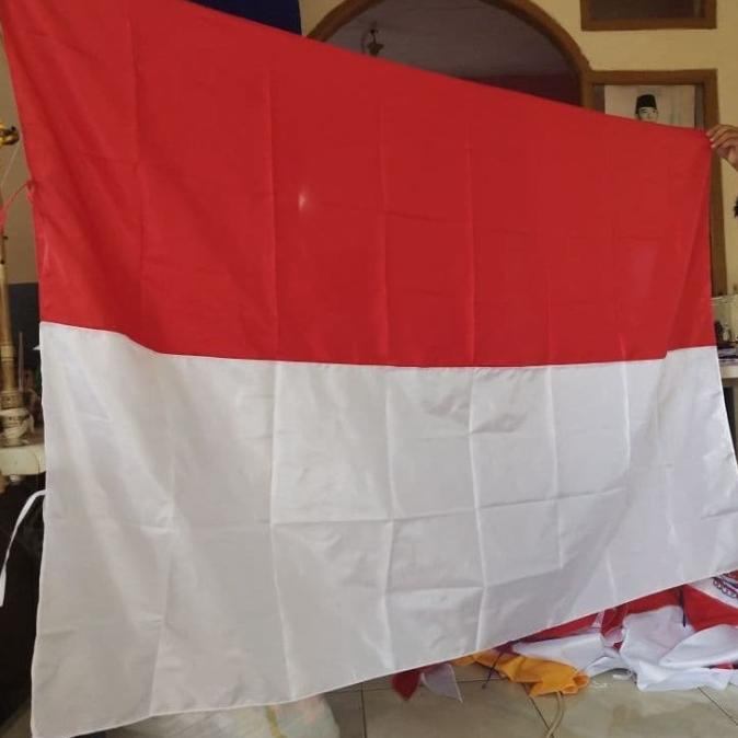 Buruan beli] Termurah.. Bendera Merah Putih Katun Tebal Ukuran Jumbo Besar 180 x 12