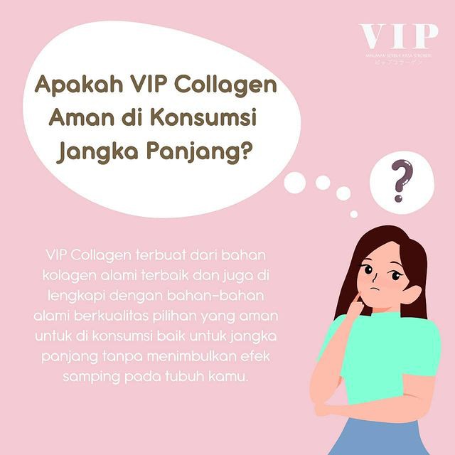 VIP COLLAGEN minuman serbuk rasa stroberi - MMI-266 20 sachet